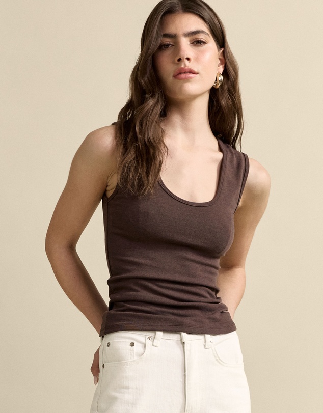 MVN - Soft Scoop Neck Top