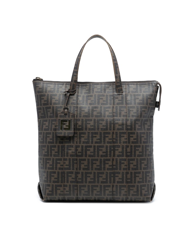 Pre-Loved by Azura Reborn - Pre-Loved Zucca Coated Canvas Vertical Tote
