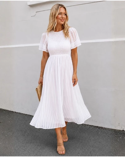 Esther & Co - Iolana Dress - White