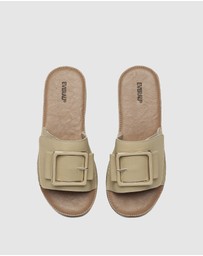 EVERAU - EverAU Ugg Bera Cow Leather Upper Sandals
