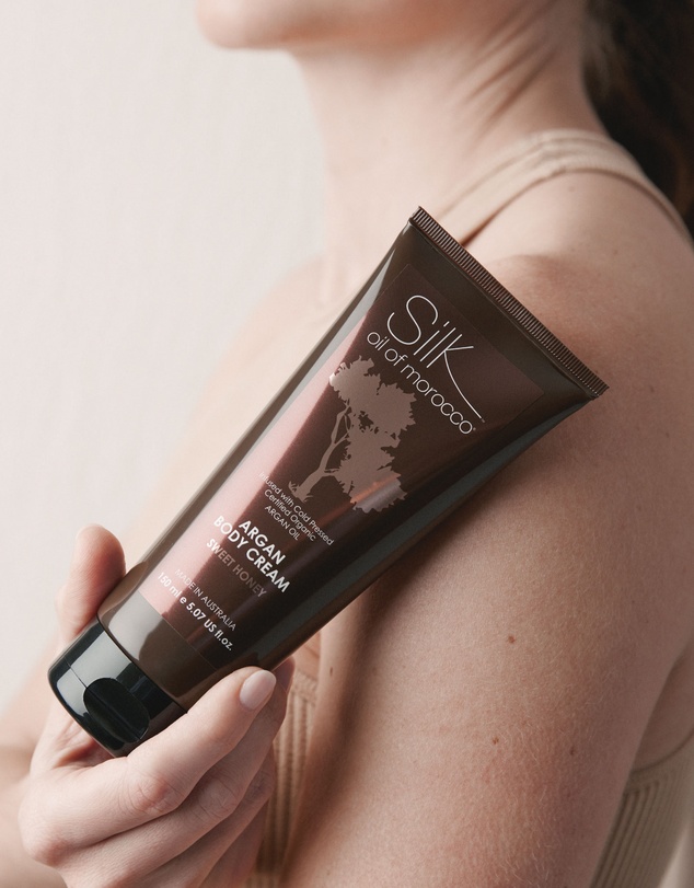 Silk Oil of Morocco - Silk Oil of Morocco Argan Body Cream - Sweet Honey