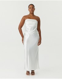 Third Form - Satin Drape Bustier