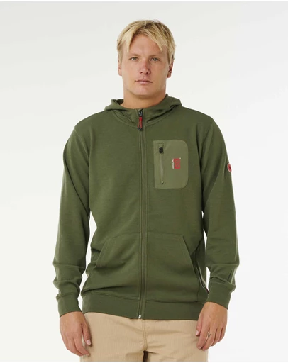 Rip Curl - Vaporcool Search Zip Through Hood