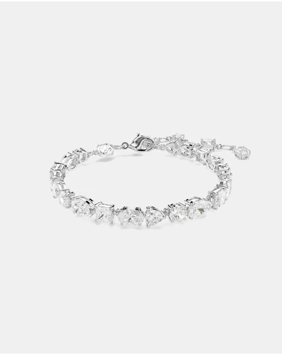 Swarovski - Mesmera Bracelet, Mixed Cuts, White, Rhodium-Plated