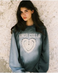 KINGA CSILLA - Day Hearts Med Jumper