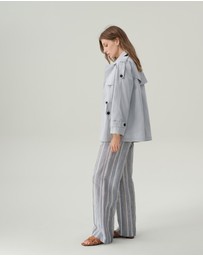 IDA+S - Frida Striped Linen Pants