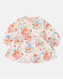 Fox & Finch - Wild Garden Print Organic Dress - Babies
