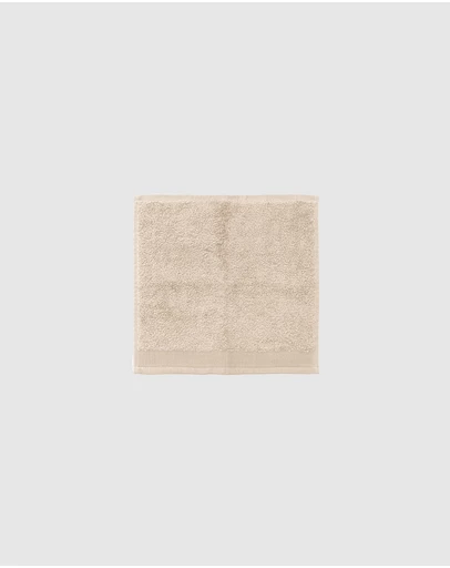 Bambury - Elvire Face Washer 33x33cm Buff