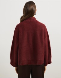 Atmos&Here - Charll Funnel Neck Knit Jumper