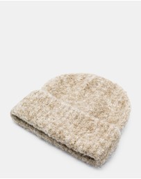 Morgan & Taylor - Freya Boucle Beanie in Cream