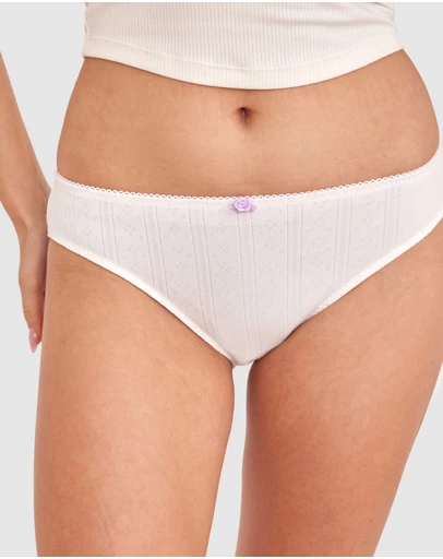 Bras N Things - Georgia Bikini Brief - Ivory