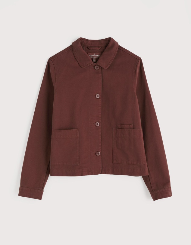 Seasalt - Seasalt Cornwall Red Coombe Lane Cotton Jacket