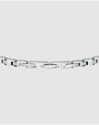 Maserati - Black and White Diamond 22cm Bracelet