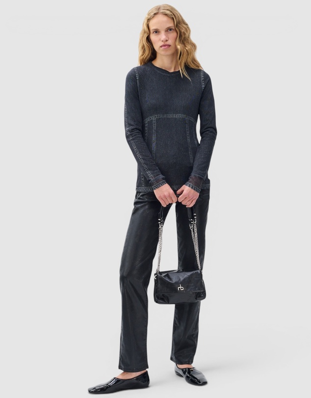 rag & bone - rb Miramar Mesh Long Sleeve Tee