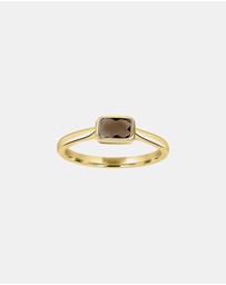 Zoe Olivia - 9K Gold Brown Ring