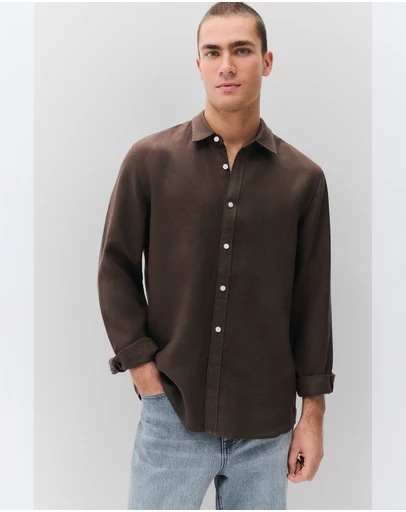 UNISON - Linen Regular Fit Shirt