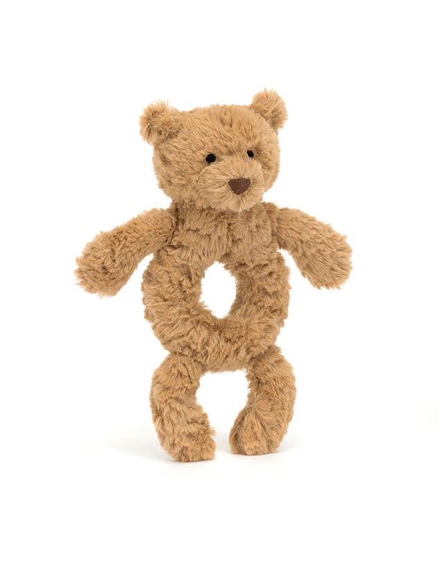 Jellycat - Bartholomew Bear Ring Rattle