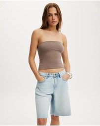 Cotton On - Baggy Denim Shorts