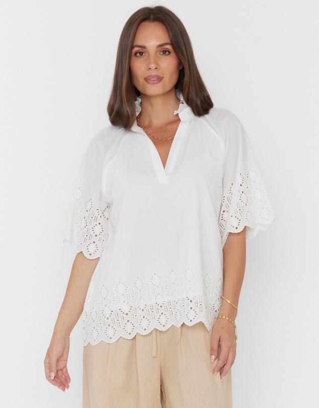 ALEXANDRA - Jolta Blouse White