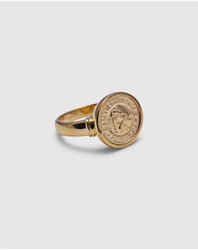Von Treskow - Round St Christopher Ring