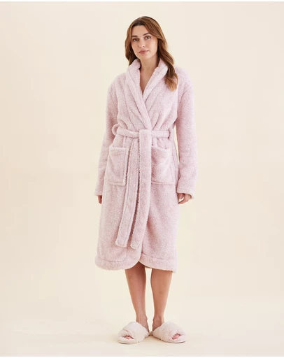 Papinelle - Cosy Plush Mid-Length Robe
