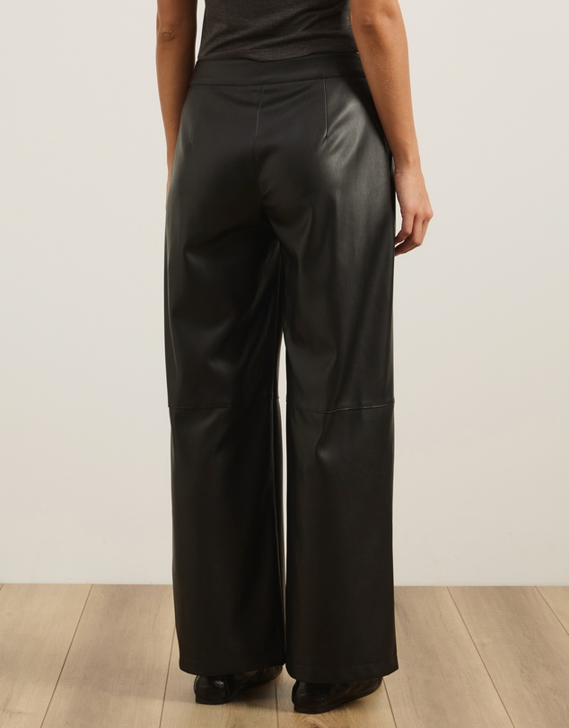 Atmos&Here - Elvi Wide Leg PU Pants