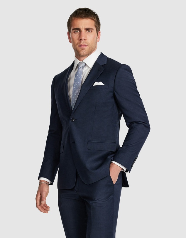 Tarocash - Ty Slim Check Wool Suit Jkt