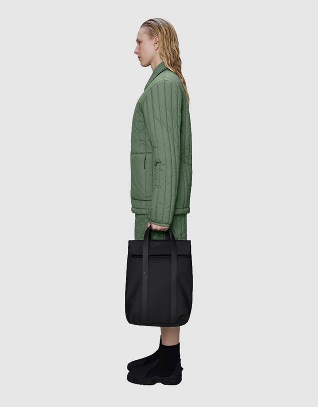 RAINS - Unisex 2 Way Tote Backpack Mini Black
