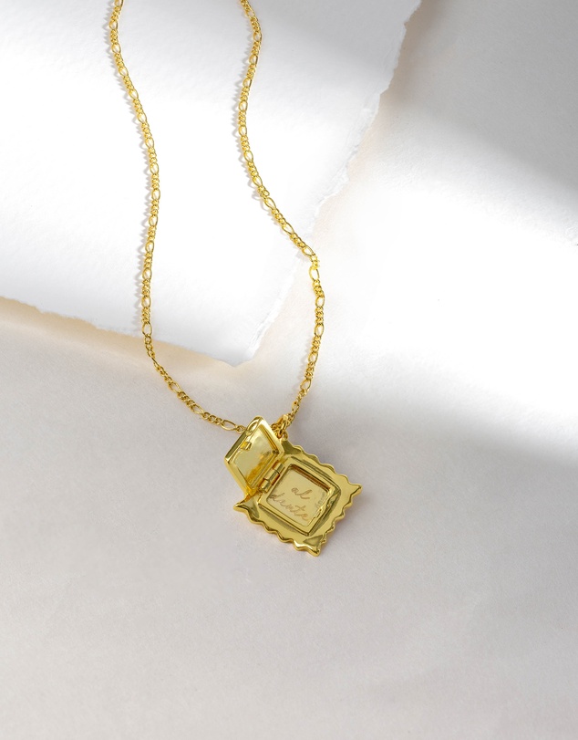 Wanderlust + Co - Ravioli Gold Necklace