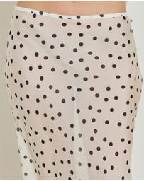 Maison Essentiele - Silk Chiffon Midi Skirt