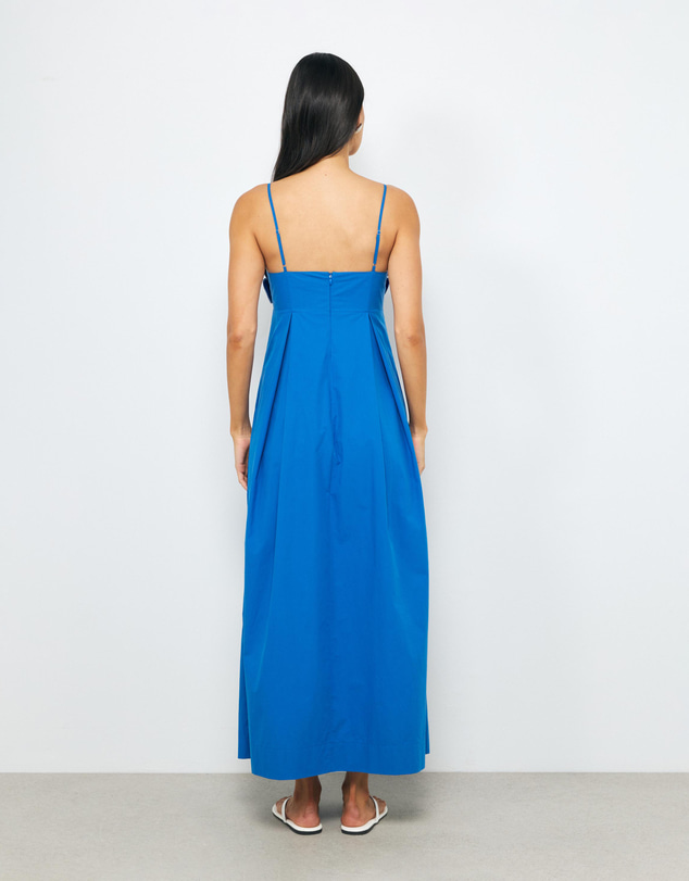 AERE - Loa Embroidered Flower Midi Dress