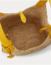 Polo Ralph Lauren - Polo Play Raffia-Leather Logo Tote