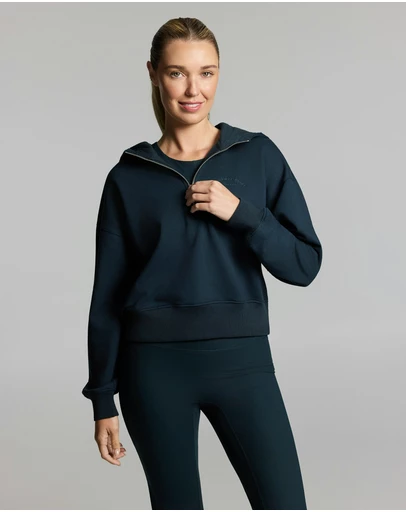 Rockwear - Plush Fleece Half Zip Hoodie