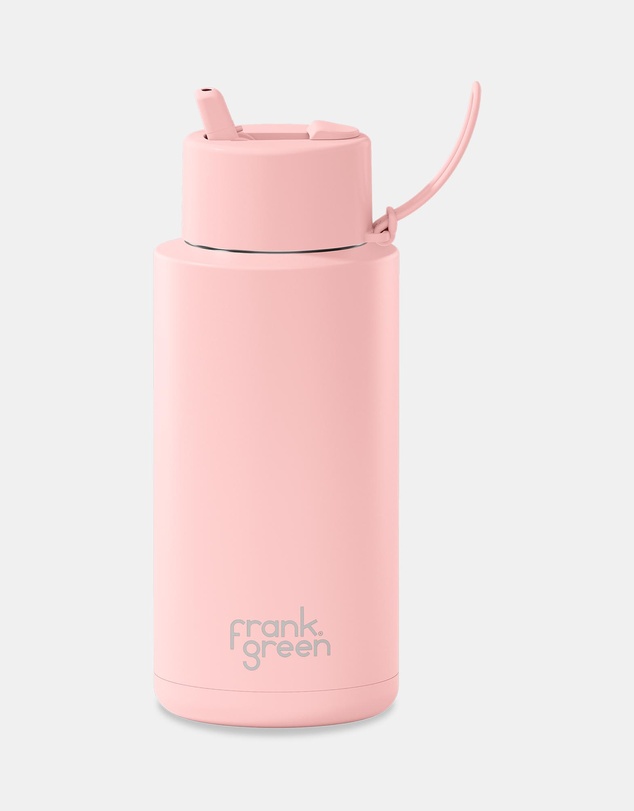 Frank Green - 34oz Reusable Bottle with Flip Straw Lid