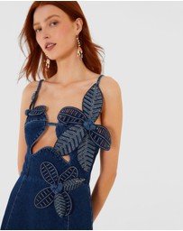Farm Rio - Denim Flower Dress