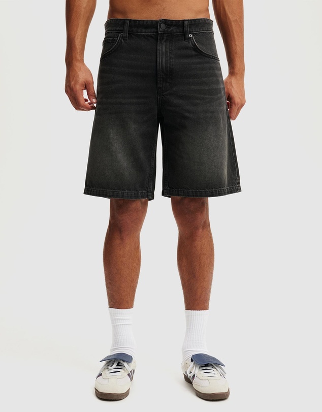 Cotton On - Baggy Denim Shorts