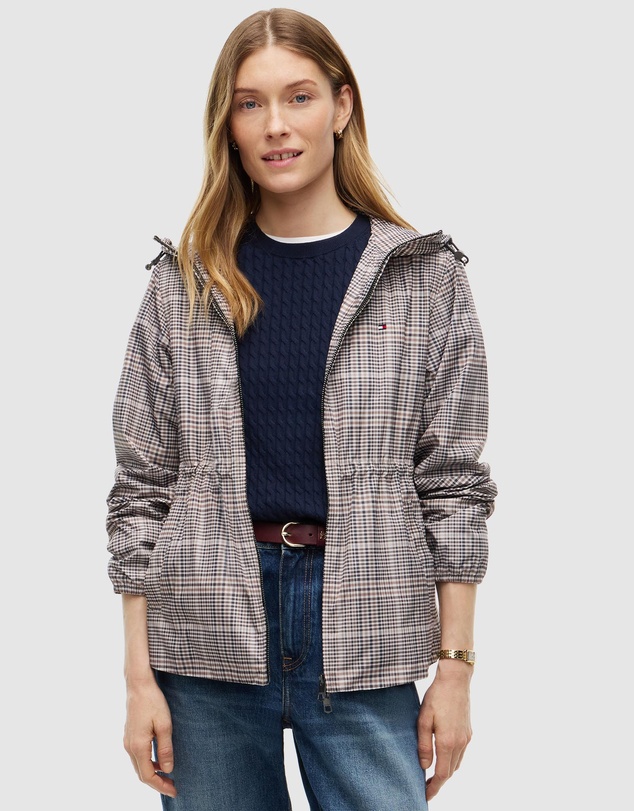 Tommy Hilfiger - Water Repellent Lightweight Hooded Windbreaker
