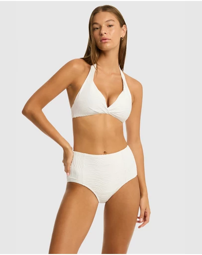 Sea Level Australia - De Soleil Twist Front Multifit Halter Bra