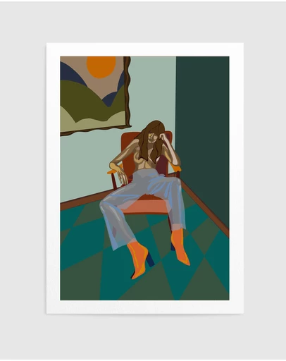 Olive et Oriel - KH Studio - Hester II by Karla Hyman Art Print