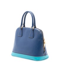 Pre-Loved by Azura Reborn - Pre-Loved Bicolor Saffiano Lux Promenade Dome Handbag