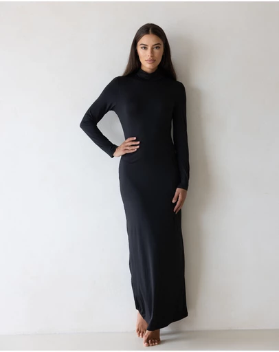 Mod Squad - Luxe Long Sleeve Slip Dress Base Layer