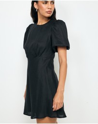 AERE - Elowen Linen Mini Dress