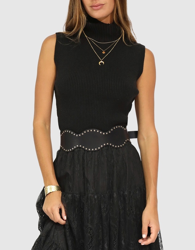 Belle & Bloom - No Other Love Studded Belt