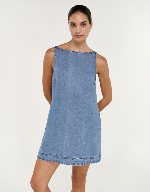 Staple the Label - Talia Chambray Mini Dress