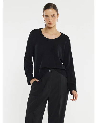 Sass - Roe Braided Neck Knit
