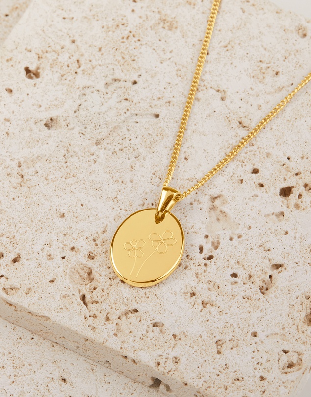 Pastiche - February Birth Flower Necklace