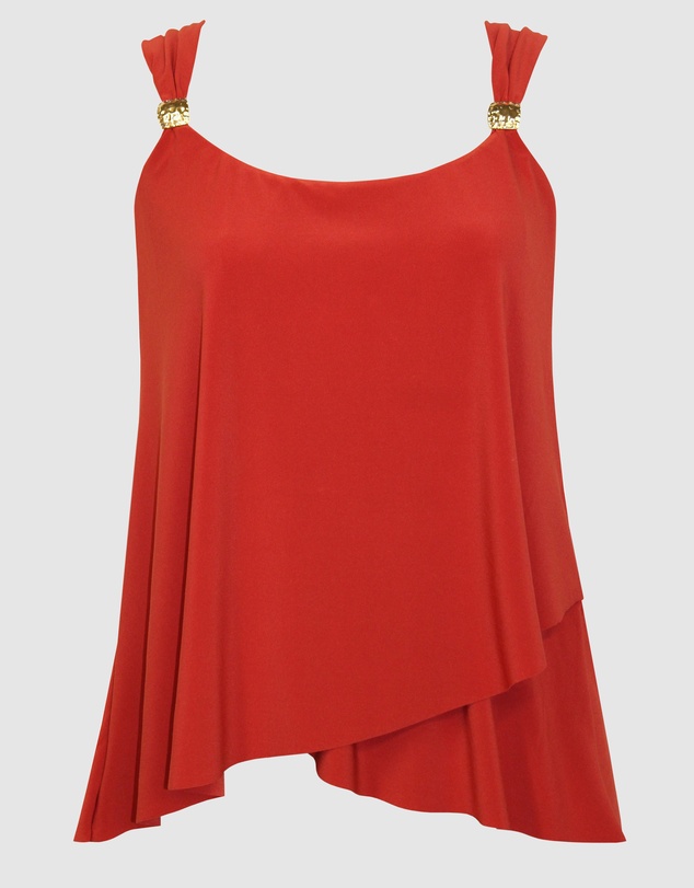 Miraclesuit Swimwear  - Dazzle Underwired Draped Tankini Top
