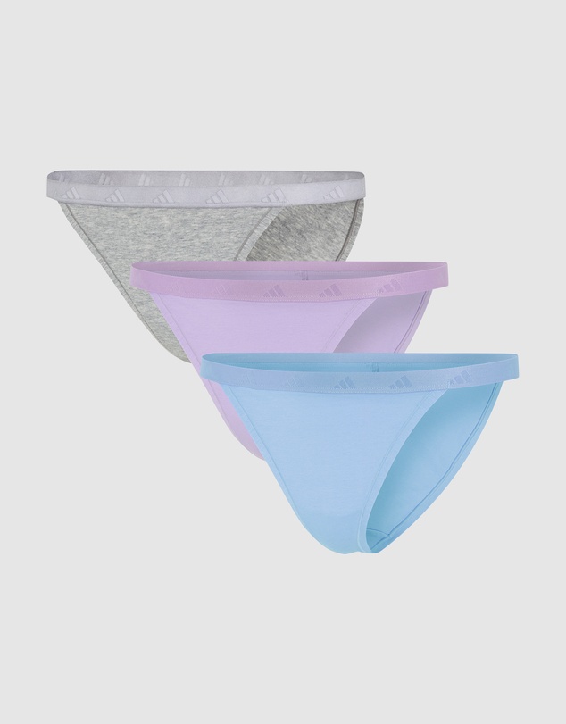 adidas Sportswear - 3 Pack Active Essentials Cotton String Bikini Brief