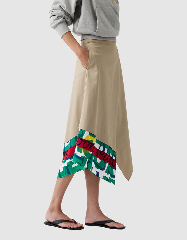 GAP - GAP x Malbon Asymetrical Hem Skirt