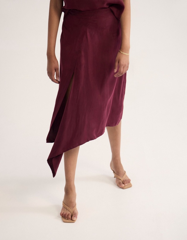 Oxford - Ronja Cupro Draped Skirt